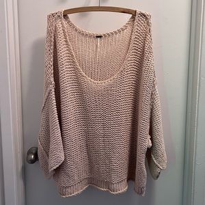 Free People chunky knit sweater